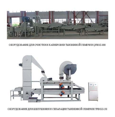 Линия для обработки тыквенной семечки